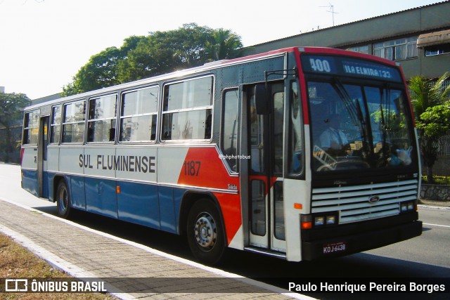 Viação Sul Fluminense 1187 na cidade de Volta Redonda, Rio de Janeiro, Brasil, por Paulo Henrique Pereira Borges. Número da foto: #12309442.