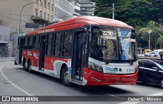 Himalaia Transportes > Ambiental Transportes Urbanos 4 1512 na cidade de São Paulo, São Paulo, Brasil, por Cleber C.  Moreira. Número da foto: #12309687.