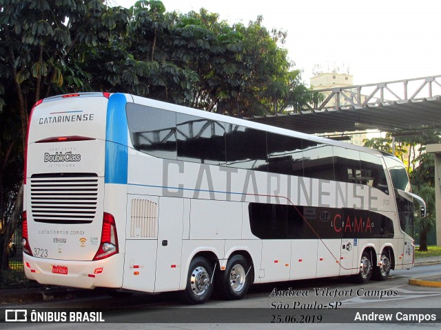 Auto Viação Catarinense 3723 na cidade de São Paulo, São Paulo, Brasil, por Andrew Campos. Número da foto: #12309845.