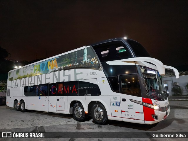 Auto Viação Catarinense 319300 na cidade de Santos, São Paulo, Brasil, por Guilherme Silva. Número da foto: #12307862.
