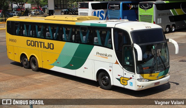 Empresa Gontijo de Transportes 14160 na cidade de Foz do Iguaçu, Paraná, Brasil, por Vagner Valani. Número da foto: #12309589.