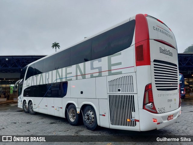 Auto Viação Catarinense 3605 na cidade de Santos, São Paulo, Brasil, por Guilherme Silva. Número da foto: #12307852.