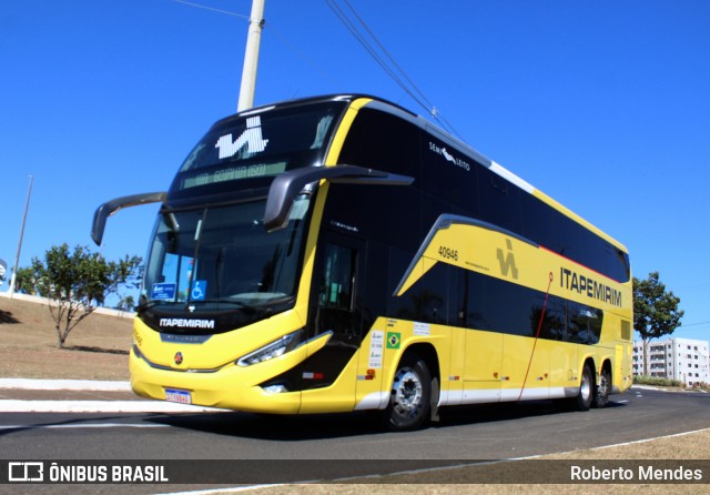 Viação Nova Itapemirim 40946 na cidade de Marília, São Paulo, Brasil, por Roberto Mendes. Número da foto: #12310192.