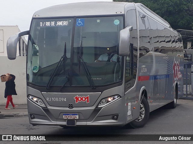 Auto Viação 1001 RJ 108.094 na cidade de Rio de Janeiro, Rio de Janeiro, Brasil, por Augusto César. Número da foto: #12307959.