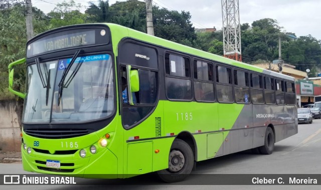 BB Transportes e Turismo 1185 na cidade de Itapevi, São Paulo, Brasil, por Cleber C.  Moreira. Número da foto: #12309193.