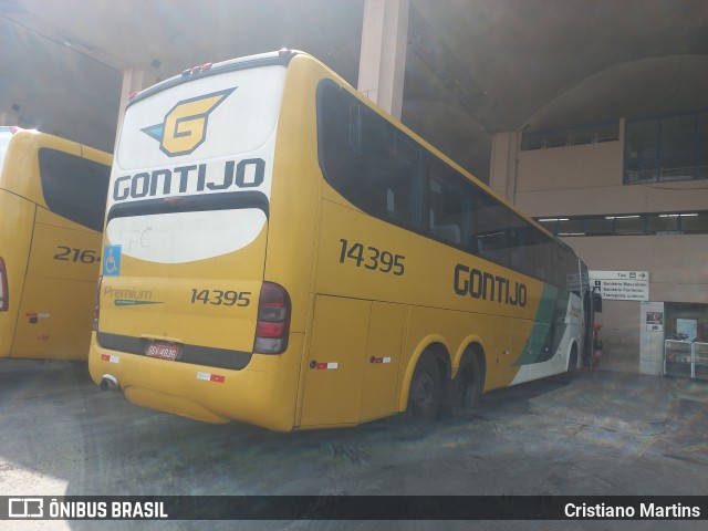 Empresa Gontijo de Transportes 14395 na cidade de Montes Claros, Minas Gerais, Brasil, por Cristiano Martins. Número da foto: #12307889.