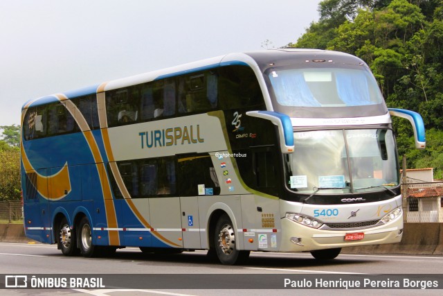 Turispall Transporte e Turismo 5400 na cidade de Piraí, Rio de Janeiro, Brasil, por Paulo Henrique Pereira Borges. Número da foto: #12309476.