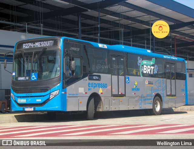 BRT Sorocaba Concessionária de Serviços Públicos SPE S/A 3066 na cidade de Sorocaba, São Paulo, Brasil, por Wellington Lima. Número da foto: #12307991.