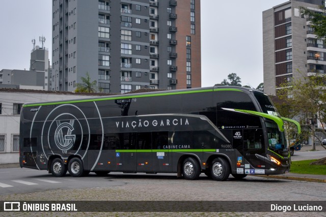 Viação Garcia 96080 na cidade de Joinville, Santa Catarina, Brasil, por Diogo Luciano. Número da foto: #12309364.