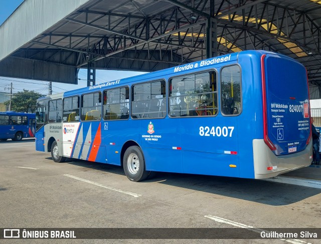 BR Mobilidade Baixada Santista 824007 na cidade de Praia Grande, São Paulo, Brasil, por Guilherme Silva. Número da foto: #12307867.