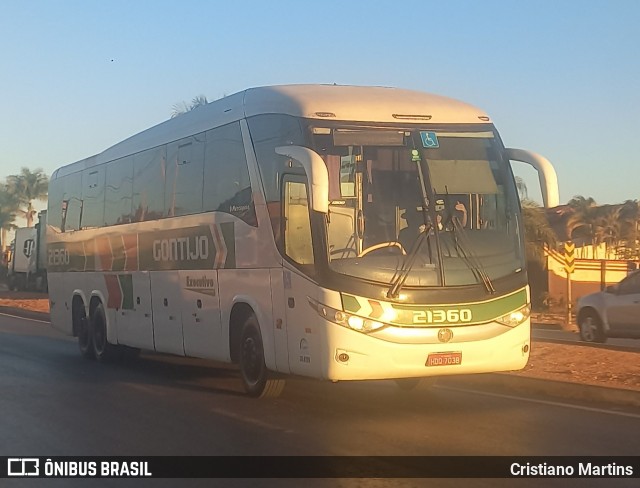 Empresa Gontijo de Transportes 21360 na cidade de Montes Claros, Minas Gerais, Brasil, por Cristiano Martins. Número da foto: #12311734.