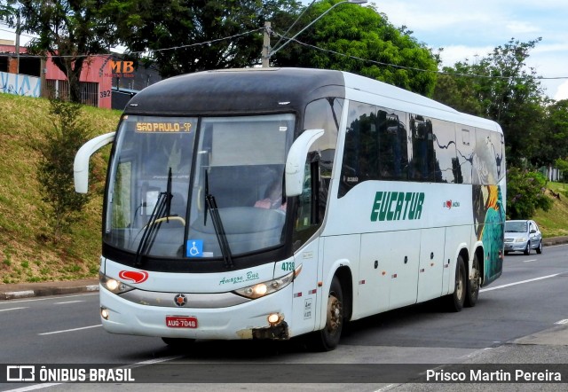 Eucatur - Empresa União Cascavel de Transportes e Turismo 4739 na cidade de Campinas, São Paulo, Brasil, por Prisco Martin Pereira. Número da foto: #12310431.