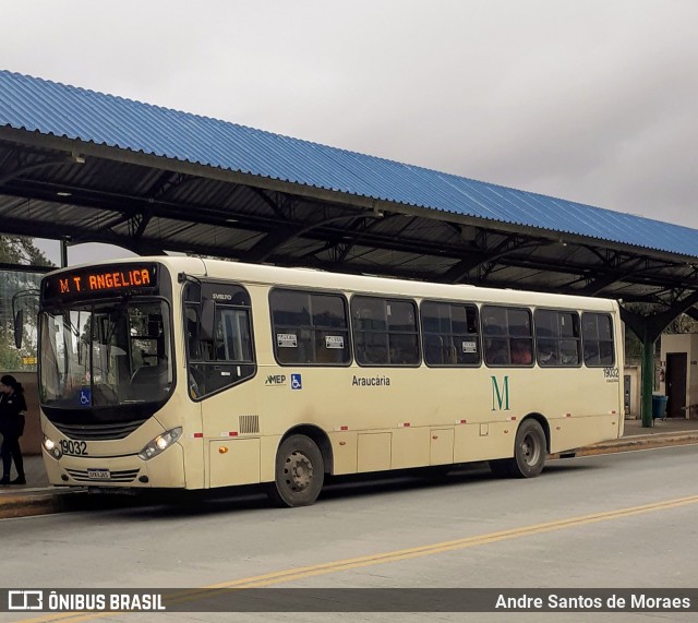 Araucária Transportes Coletivos 19032 na cidade de Araucária, Paraná, Brasil, por Andre Santos de Moraes. Número da foto: #12311116.