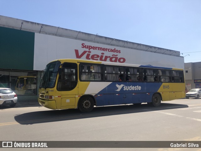 Viação Sudeste 8145 na cidade de Marataízes, Espírito Santo, Brasil, por Gabriel Silva. Número da foto: #12310680.