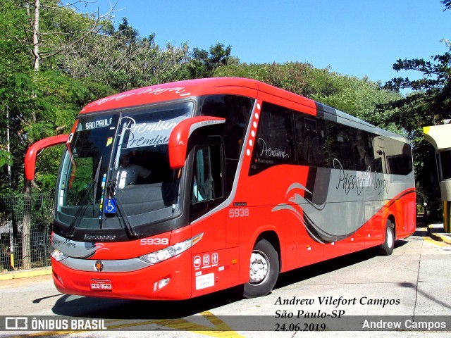 Empresa de Ônibus Pássaro Marron 5938 na cidade de São Paulo, São Paulo, Brasil, por Andrew Campos. Número da foto: #12312328.