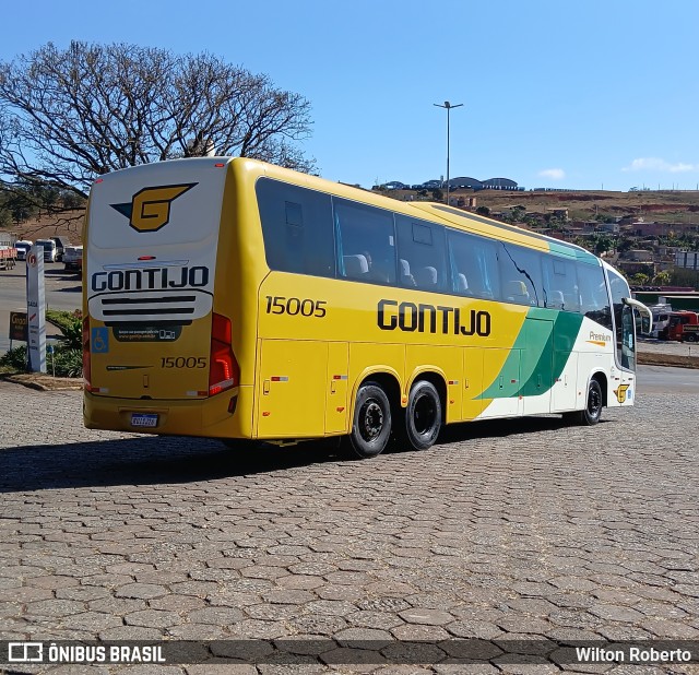 Empresa Gontijo de Transportes 15005 na cidade de João Monlevade, Minas Gerais, Brasil, por Wilton Roberto. Número da foto: #12311072.