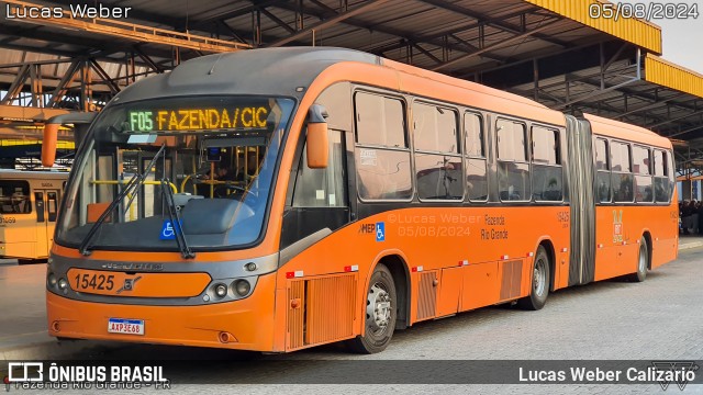 Leblon Transporte de Passageiros 15425 na cidade de Fazenda Rio Grande, Paraná, Brasil, por Lucas Weber Calizario. Número da foto: #12311348.