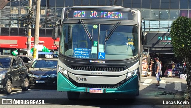 Auto Viação Urubupungá 00416 na cidade de Osasco, São Paulo, Brasil, por Lucas Kevin. Número da foto: #12311136.