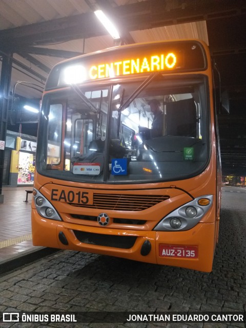 Auto Viação São José dos Pinhais EA015 na cidade de Curitiba, Paraná, Brasil, por JONATHAN EDUARDO CANTOR. Número da foto: #12310735.