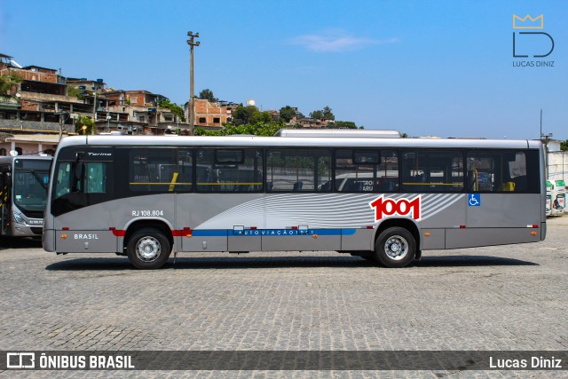 Auto Viação 1001 RJ 108.804 na cidade de Niterói, Rio de Janeiro, Brasil, por Lucas Diniz. Número da foto: #12312896.