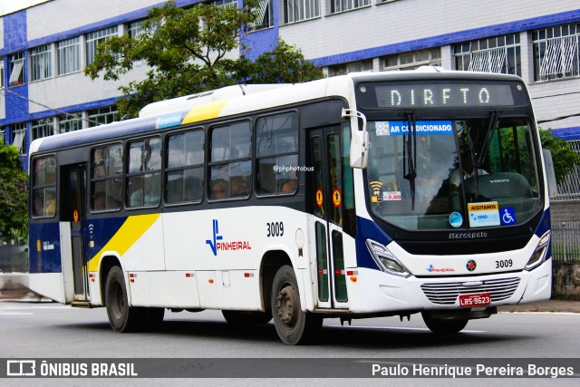 Viação Pinheiral 3009 na cidade de Volta Redonda, Rio de Janeiro, Brasil, por Paulo Henrique Pereira Borges. Número da foto: #12312321.
