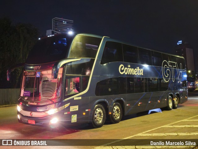 Viação Cometa 17301 na cidade de Curitiba, Paraná, Brasil, por Danilo Marcelo Silva. Número da foto: #12312132.
