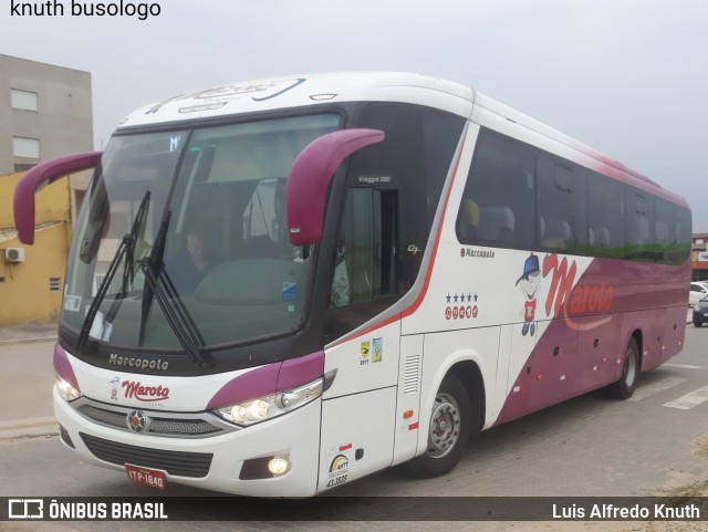 MTU - Maroto Viagens e Turismo 1202 na cidade de Rio Grande, Rio Grande do Sul, Brasil, por Luis Alfredo Knuth. Número da foto: #12311258.