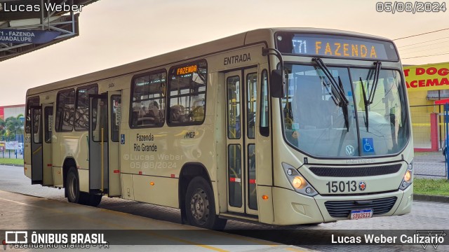 Leblon Transporte de Passageiros 15013 na cidade de Fazenda Rio Grande, Paraná, Brasil, por Lucas Weber Calizario. Número da foto: #12311326.