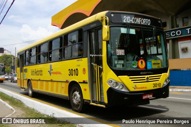 Viação Pinheiral 3010 na cidade de Volta Redonda, Rio de Janeiro, Brasil, por Paulo Henrique Pereira Borges. Número da foto: #12312327.