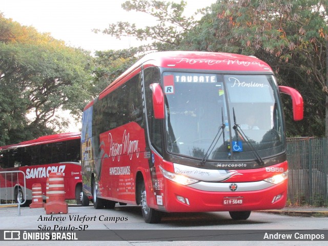 Empresa de Ônibus Pássaro Marron 5959 na cidade de São Paulo, São Paulo, Brasil, por Andrew Campos. Número da foto: #12312332.