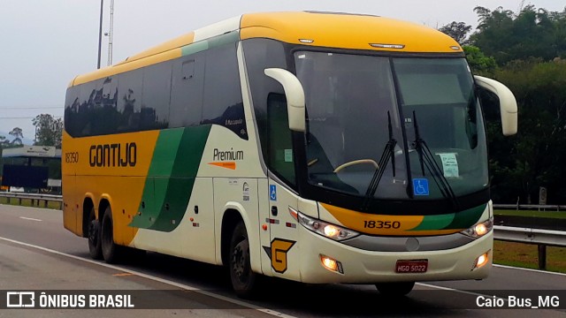 Empresa Gontijo de Transportes 18350 na cidade de Magé, Rio de Janeiro, Brasil, por Caio Bus_MG. Número da foto: #12311123.