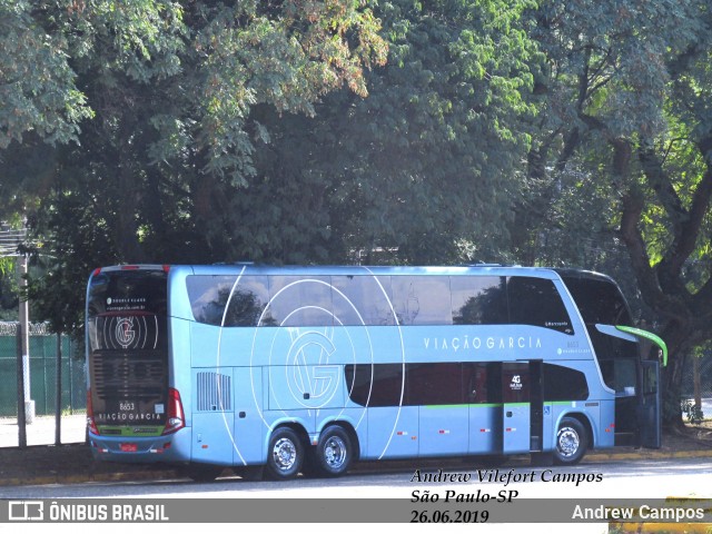 Viação Garcia 8653 na cidade de São Paulo, São Paulo, Brasil, por Andrew Campos. Número da foto: #12313030.