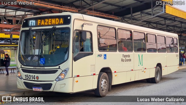 Leblon Transporte de Passageiros 15014 na cidade de Fazenda Rio Grande, Paraná, Brasil, por Lucas Weber Calizario. Número da foto: #12311331.