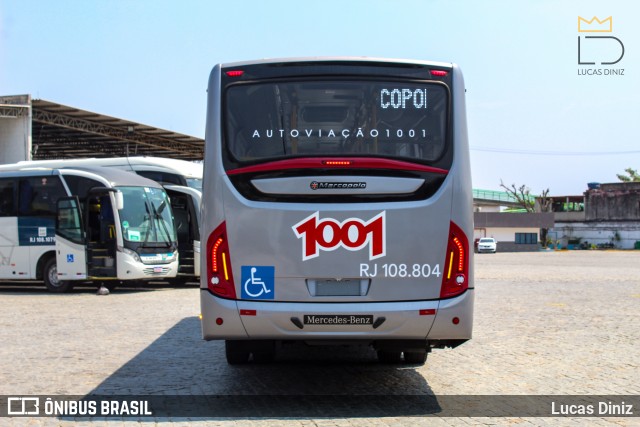 Auto Viação 1001 RJ 108.804 na cidade de Niterói, Rio de Janeiro, Brasil, por Lucas Diniz. Número da foto: #12312831.