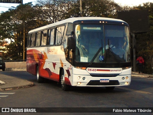 Venetur Turismo 3640 na cidade de Três Corações, Minas Gerais, Brasil, por Fábio Mateus Tibúrcio. Número da foto: #12310504.