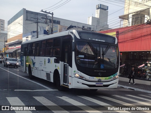 Viação Guaianazes 01 510 na cidade de Santo André, São Paulo, Brasil, por Rafael Lopes de Oliveira. Número da foto: #12311125.