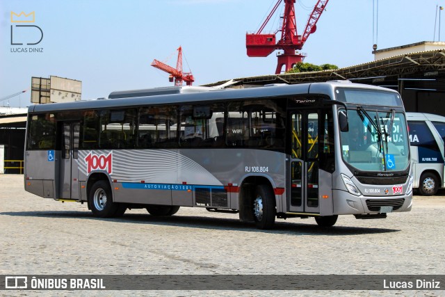 Auto Viação 1001 RJ 108.804 na cidade de Niterói, Rio de Janeiro, Brasil, por Lucas Diniz. Número da foto: #12312846.