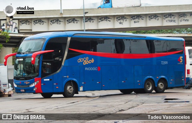 Viação Riodoce 72399 na cidade de Rio de Janeiro, Rio de Janeiro, Brasil, por Tadeu Vasconcelos. Número da foto: #12311686.