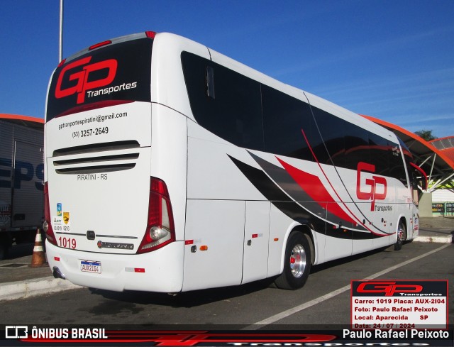GP Transportes 1019 na cidade de Aparecida, São Paulo, Brasil, por Paulo Rafael Peixoto. Número da foto: #12311153.
