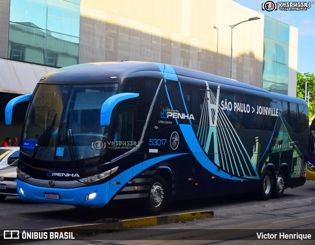 Empresa de Ônibus Nossa Senhora da Penha 53017 na cidade de Rio de Janeiro, Rio de Janeiro, Brasil, por Victor Henrique. Número da foto: #12312961.