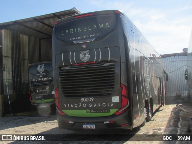 Viação Garcia 80009 na cidade de Curitiba, Paraná, Brasil, por GDC __39AM. Número da foto: #12313249.
