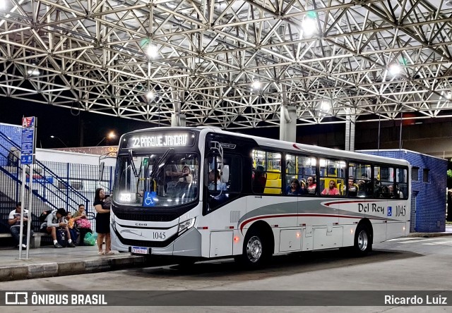 Del Rey Transportes 1045 na cidade de Carapicuíba, São Paulo, Brasil, por Ricardo Luiz. Número da foto: #12314327.