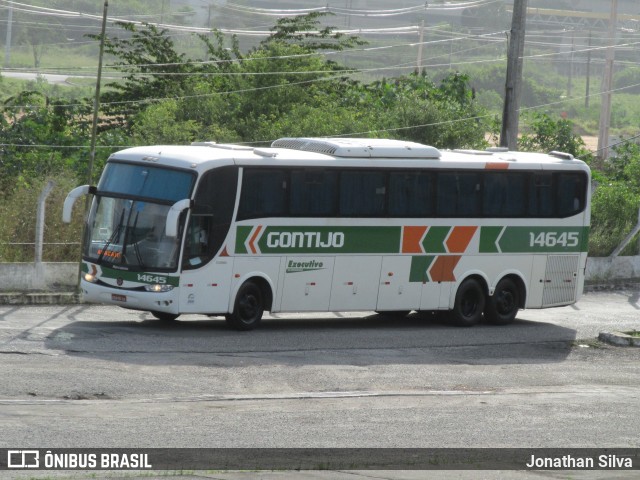 Empresa Gontijo de Transportes 14645 na cidade de Aracaju, Sergipe, Brasil, por Jonathan Silva. Número da foto: #12315439.