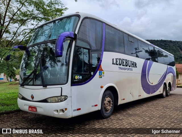 Ledebuhr Transportes 2765 na cidade de Marques de Souza, Rio Grande do Sul, Brasil, por Igor Scherner. Número da foto: #12317003.
