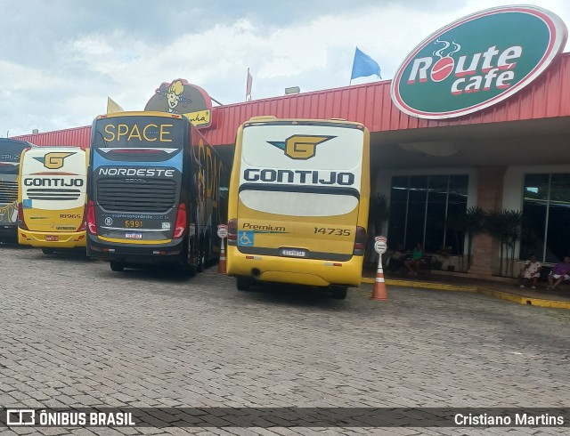 Empresa Gontijo de Transportes 14735 na cidade de Ribeirão Preto, São Paulo, Brasil, por Cristiano Martins. Número da foto: #12315253.