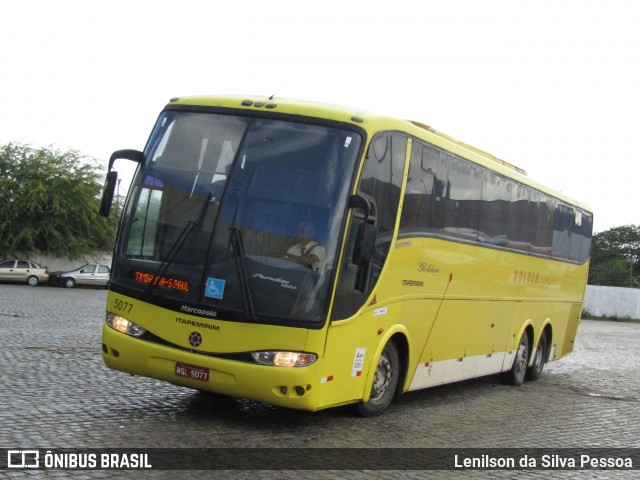 Viação Itapemirim 5077 na cidade de Caruaru, Pernambuco, Brasil, por Lenilson da Silva Pessoa. Número da foto: #12317495.