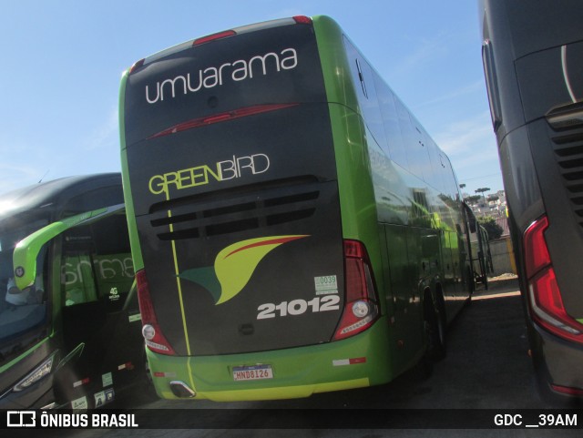 Viação Umuarama 21012 na cidade de Curitiba, Paraná, Brasil, por GDC __39AM. Número da foto: #12315760.