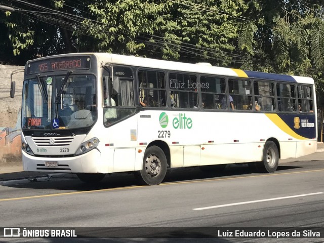 Viação Elite 2279 na cidade de Volta Redonda, Rio de Janeiro, Brasil, por Luiz Eduardo Lopes da Silva. Número da foto: #12316142.