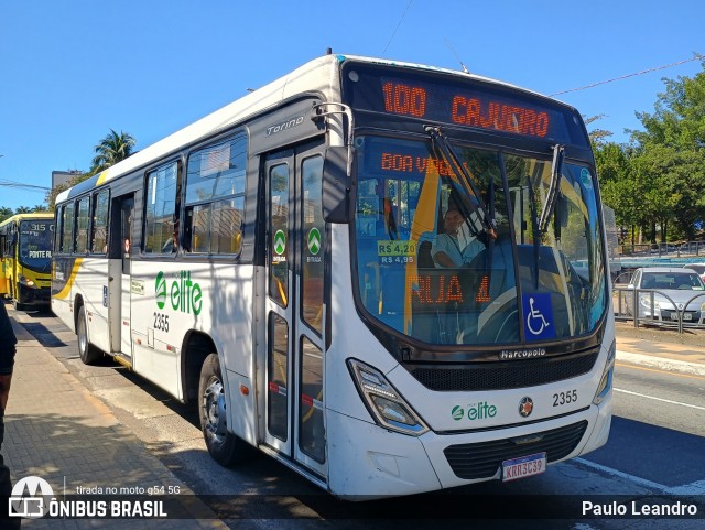 Viação Elite 2355 na cidade de Volta Redonda, Rio de Janeiro, Brasil, por Paulo Leandro. Número da foto: #12316548.
