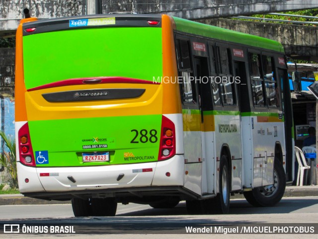 Empresa Metropolitana 288 na cidade de Recife, Pernambuco, Brasil, por Wendel Miguel /MIGUELPHOTOBUS. Número da foto: #12316549.